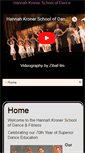 Mobile Screenshot of hannahkronerdance.com