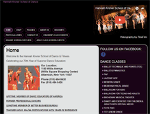 Tablet Screenshot of hannahkronerdance.com
